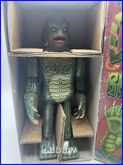 Creature from The Black Lagoon tin wind-up robot 9 tall Ricou Browning SIGNED