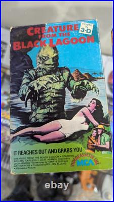 Creature from the Black Lagoon 3D Betamax Tape Ultra Rare. 1980 Early Cover