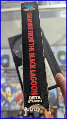 Creature from the Black Lagoon 3D Betamax Tape Ultra Rare. 1980 Early Cover