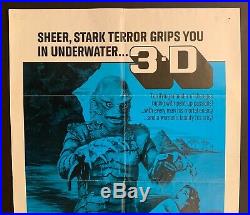 Creature from the Black Lagoon 3D R1972 original one-sheet poster