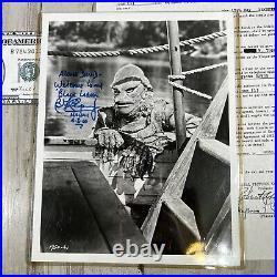 Creature from the Black Lagoon Ben Chapman Signed Replica Bill Autograph World