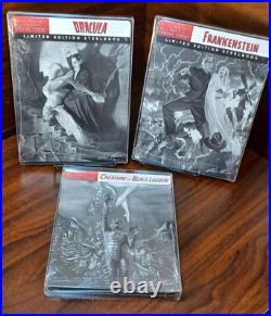 Creature from the Black Lagoon / Dracula / Frankenstein STEELBOOKS NEW-Free S&H