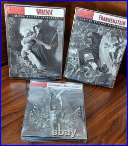 Creature from the Black Lagoon / Dracula / Frankenstein STEELBOOKS NEW-Free S&H