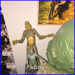 Creature from the Black Lagoon Figure Lot with Display Mask