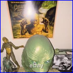 Creature from the Black Lagoon Figure Lot with Display Mask