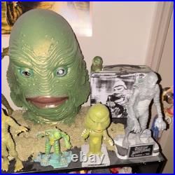 Creature from the Black Lagoon Figure Lot with Display Mask