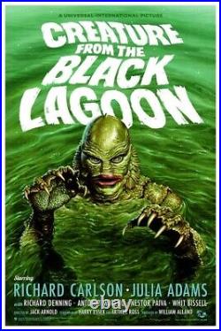 Creature from the Black Lagoon Jason Edmiston Mondo Movie Poster Monster Film