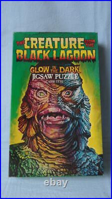 Creature from the Black Lagoon Jigsaw Puzzle, Glow in the Dark, 1974, VERY RARE Creature from the Black Lagoon Jigsaw Puzzle, Glow in the Dark, 1974, VERY RARE