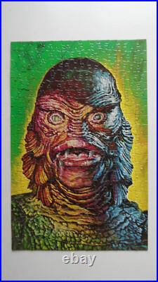 Creature from the Black Lagoon Jigsaw Puzzle, Glow in the Dark, 1974, VERY RARE Creature from the Black Lagoon Jigsaw Puzzle, Glow in the Dark, 1974, VERY RARE