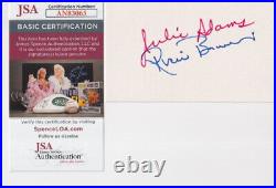 Creature from the Black Lagoon (Julie Adams & Ricou Browning) signed 3x5 JSA