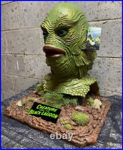 Creature from the Black Lagoon Mask Display Stand Horror Collectible Prop
