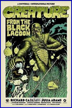 Creature from the Black Lagoon Matthew Allison MONDO Poster Print Lg Sold Out