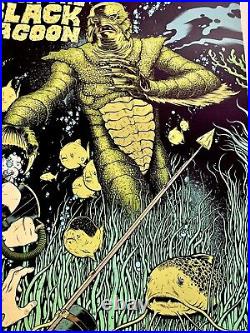 Creature from the Black Lagoon Matthew Allison MONDO Poster Print Lg Sold Out