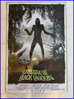 Creature from the Black Lagoon Mondo- Kevin Wilson Screen Print Poster 28/75