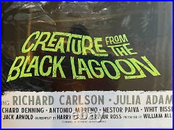 Creature from the Black Lagoon Mondo- Kevin Wilson Screen Print Poster 28/75