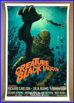 Creature from the Black Lagoon Mondo Screen Print by Stan & Vince Universal