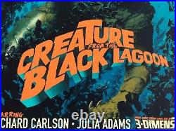 Creature from the Black Lagoon Mondo Screen Print by Stan & Vince Universal