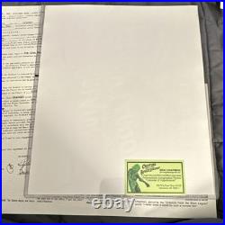 Creature from the Black Lagoon Movie Clippings & Ben Chapman Contract Autograph