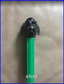 Creature from the Black Lagoon PEZ dispenser black head green stem