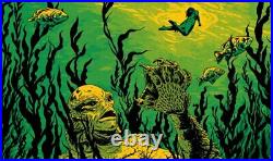 Creature from the Black Lagoon Poster Mondo Johnny Dombrowski xx/250 New 36x24