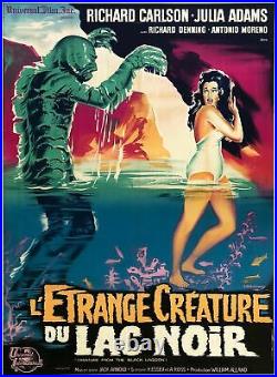 Creature from the Black Lagoon R1962 French Grande Film Poster, Belinsky