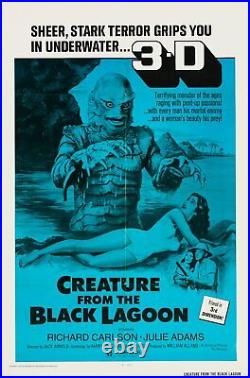 Creature from the Black Lagoon R1972 U. S. One Sheet Poster