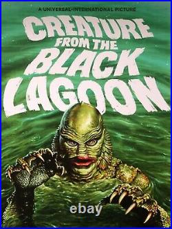 Creature from the Black Lagoon Screen Print by Jason Edmiston NT Mondo Poster