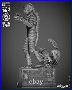Creature from the Black Lagoon Sculpture(300mm)/3D Model/Unassembled/Unpainted