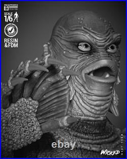 Creature from the Black Lagoon Sculpture(300mm)/3D Model/Unassembled/Unpainted
