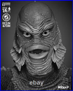 Creature from the Black Lagoon Sculpture(300mm)/3D Model/Unassembled/Unpainted