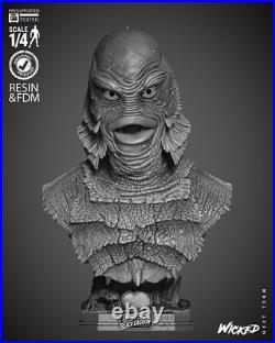 Creature from the Black Lagoon Sculpture Statue Model Kit Unpainted/Unassemble