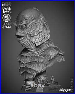 Creature from the Black Lagoon Sculpture Statue Model Kit Unpainted/Unassemble
