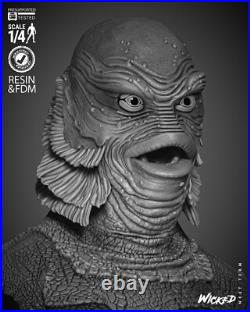 Creature from the Black Lagoon Sculpture Statue Model Kit Unpainted/Unassemble