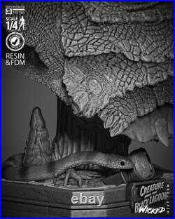 Creature from the Black Lagoon Sculpture Statue Model Kit Unpainted/Unassemble
