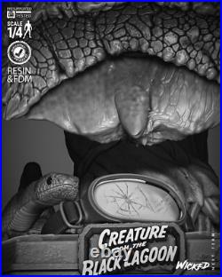 Creature from the Black Lagoon Sculpture Statue Model Kit Unpainted/Unassemble