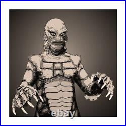 Creature from the Black Lagoon Sepia 28x28 Pop Art Ltd. Ed. Art Print Signed