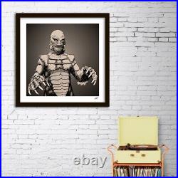 Creature from the Black Lagoon Sepia 28x28 Pop Art Ltd. Ed. Art Print Signed