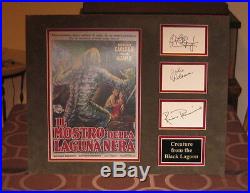 Creature from the Black Lagoon Signed Ben Chapman, Julie Adams & Riccou Browning
