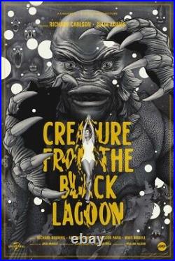 Creature from the Black Lagoon Silver Variant Ansin Poster Print Mondo X /170