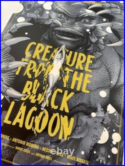 Creature from the Black Lagoon Silver Variant Martin Ansin Poster Print Mondo NM