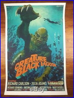 Creature from the Black Lagoon Stan & Vince Mondo Poster Edition of 375
