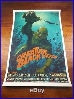 Creature from the Black Lagoon Stan & Vince Mondo Poster Edition of 375