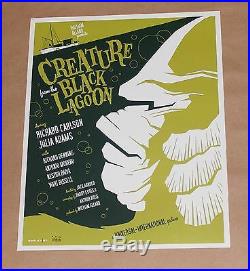 Creature from the Black Lagoon Tom Whalen Universal Monsters Giclee Print Poster