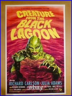 Creature from the Black Lagoon Variant Jason Edmiston Mondo Movie Poster Print