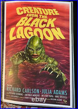 Creature from the Black Lagoon Variant Jason Edmiston Mondo Movie Poster Print