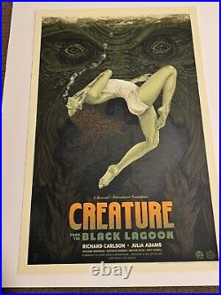Creature from the Black Lagoon Variant Mondo Art Print Poster Timothy Pittides