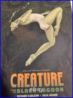Creature from the Black Lagoon Variant Mondo Art Print Poster Timothy Pittides