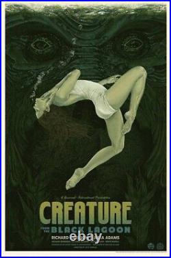Creature from the Black Lagoon Variant Screen Print by Timothy Pittides Mondo