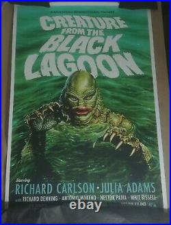 Creature from the Black Lagoon by Jason Edmiston #xx/275 Poster Print Mondo