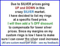 Creature from the Black Lagoon sterling silver ring USA made by GG